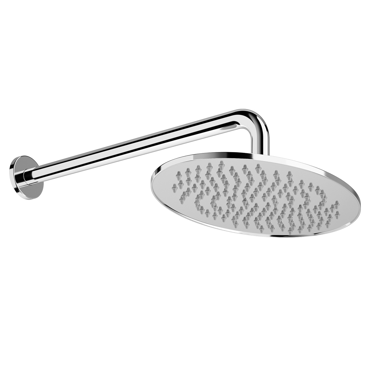 Laufen 〇2026小熊猫超级Wall Oval Rain 淋浴 Head 226 x 346 mm_小熊猫超级