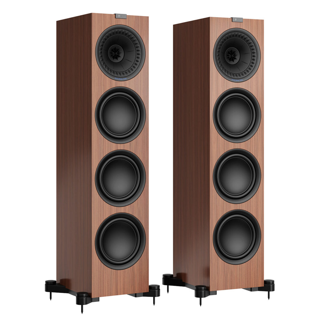 KEF Floorstanding HiFi 音箱 Q950 Walnut_小熊猫超级