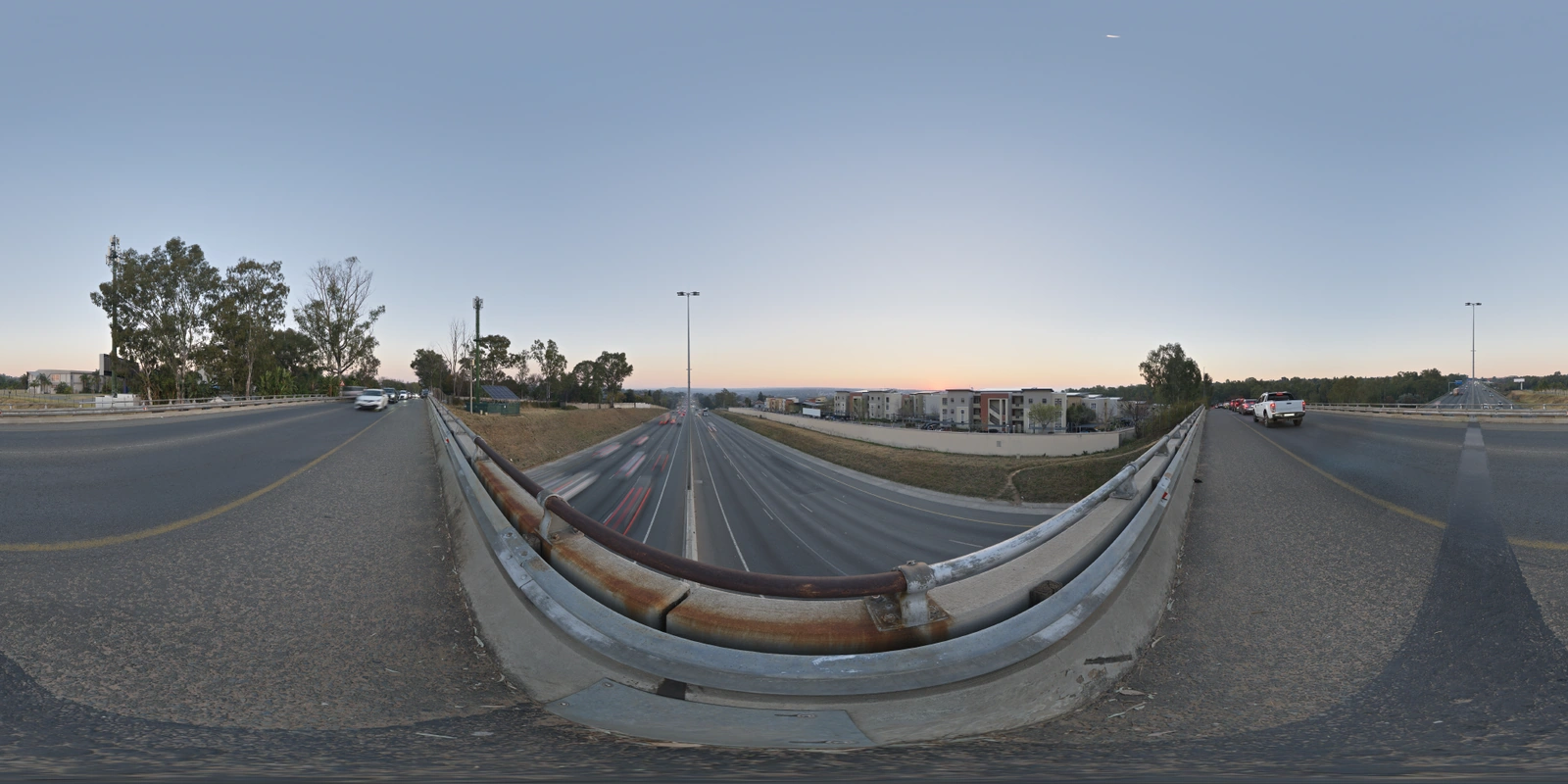 Highway Bridge 日落_小熊猫超级