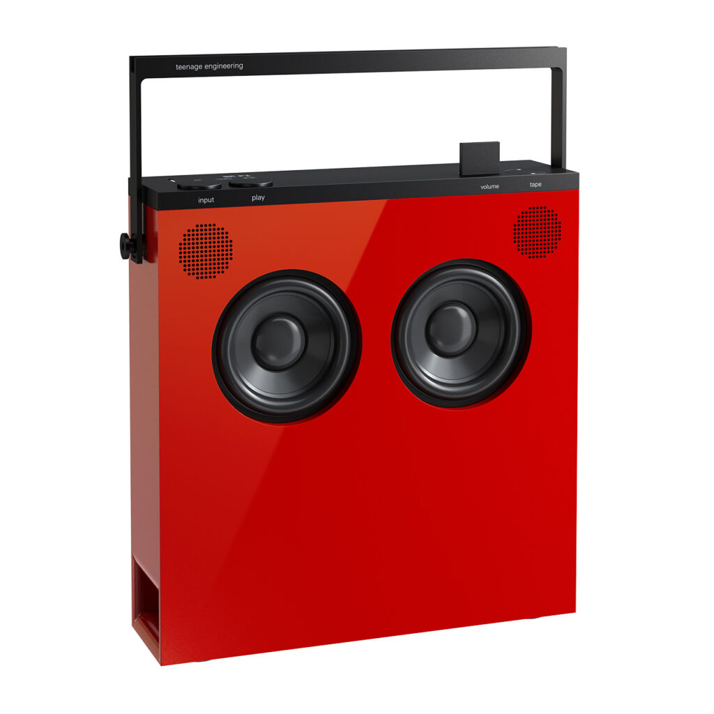 Teenage Engineering OB-4 蓝牙 Loudspeaker Red_小熊猫超级