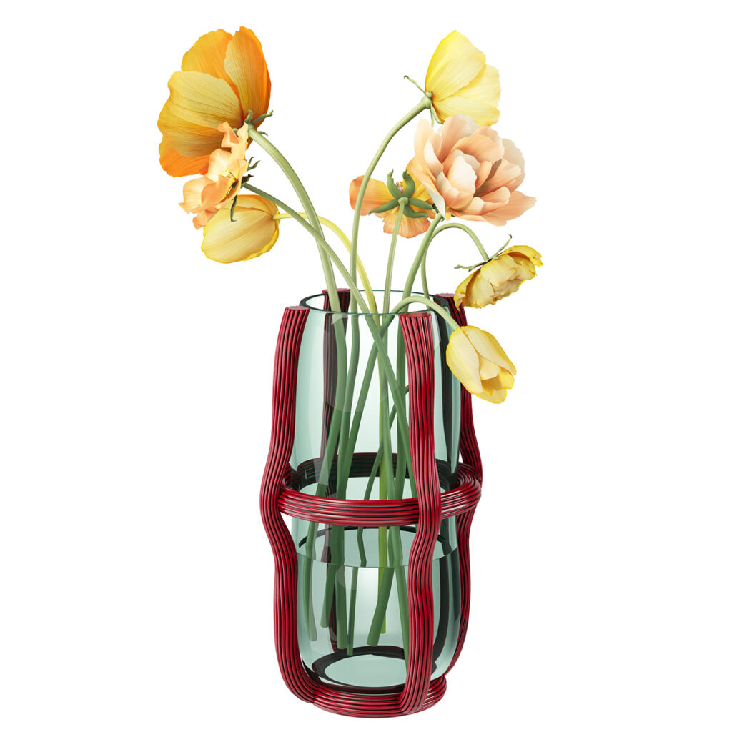 Cassina Sestiere 花瓶 搭配 Flowers_小熊猫超级