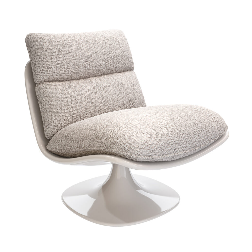 Minotti Pattie Lounge 扶手椅 Grey_小熊猫超级