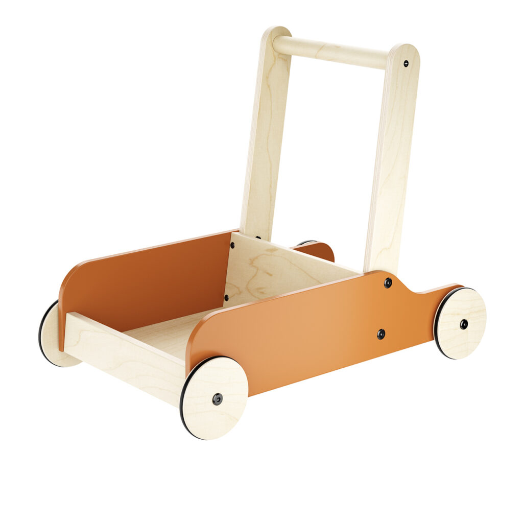 Liewood Bonnie 木质 Push Cart_小熊猫超级
