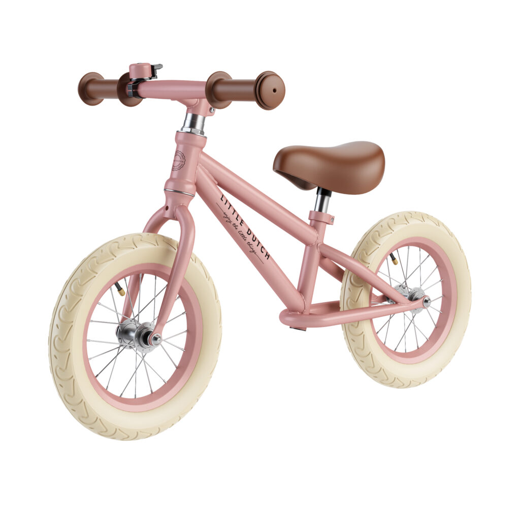 Little Dutch Balance Bike Matt Pink_小熊猫超级