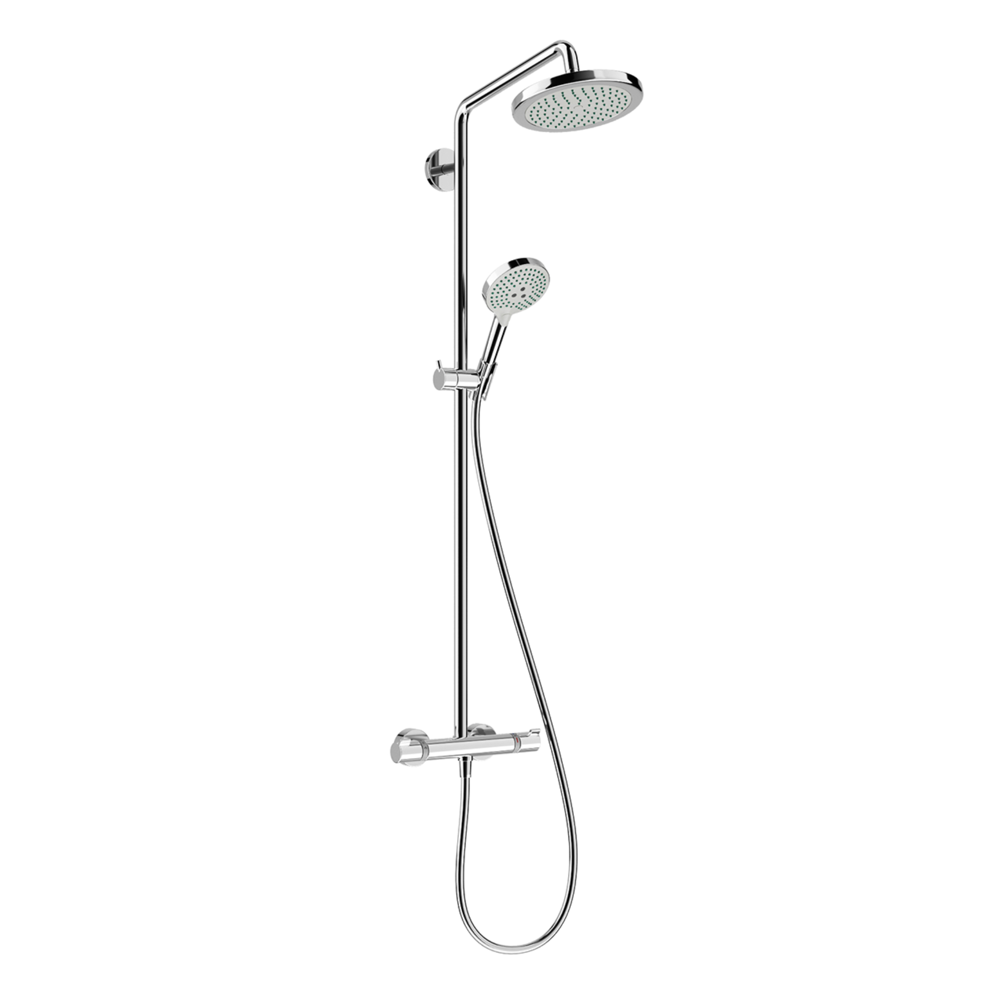 Hansgrohe 〇2026小熊猫超级Croma Showerpipe 220 Thermostat_小熊猫超级