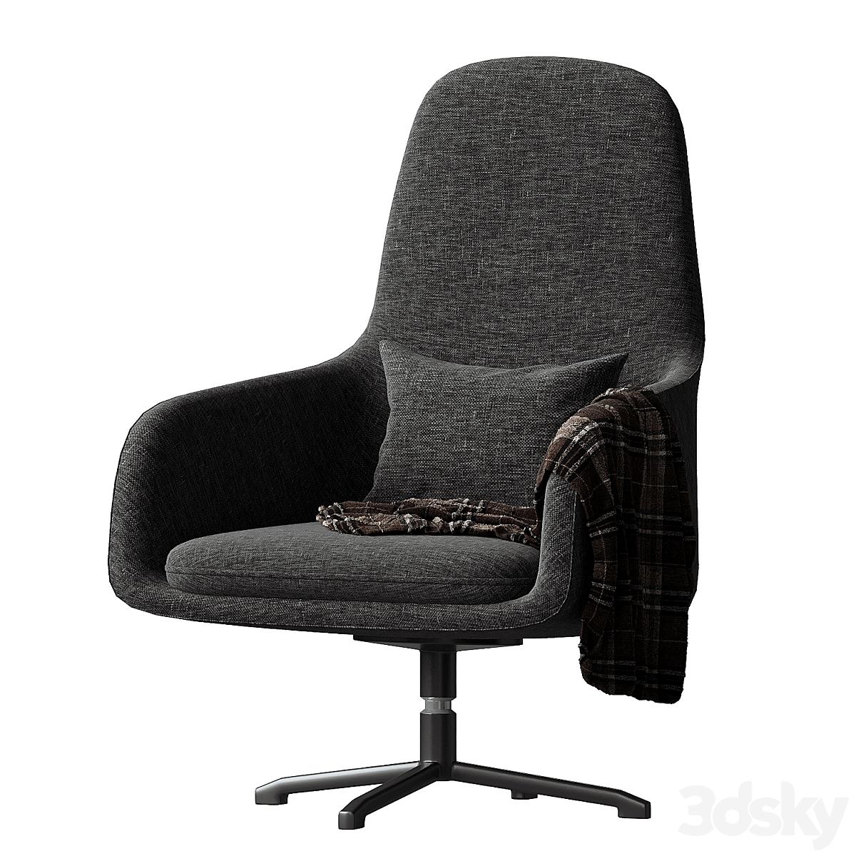 Normann Copenhagen Era High Lounge Swivel 椅子_小熊猫超级