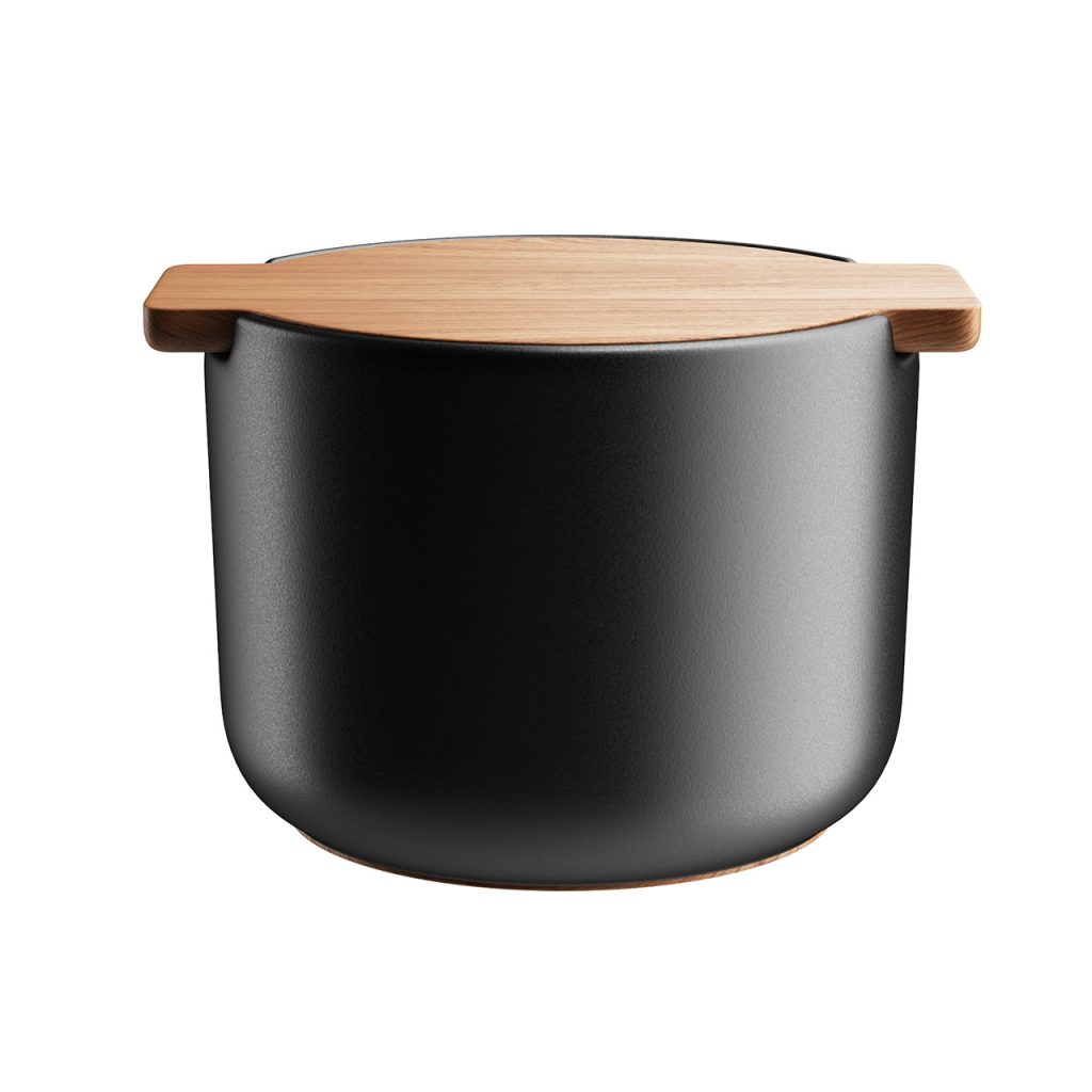 Eva Solo Nordic 厨房 Salt Jar 搭配 Lid_小熊猫超级