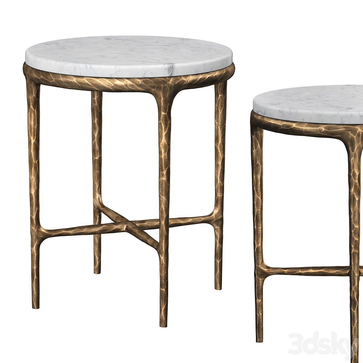 HADDEUS-MARBLE-圆形-SIDE-桌子_小熊猫超级