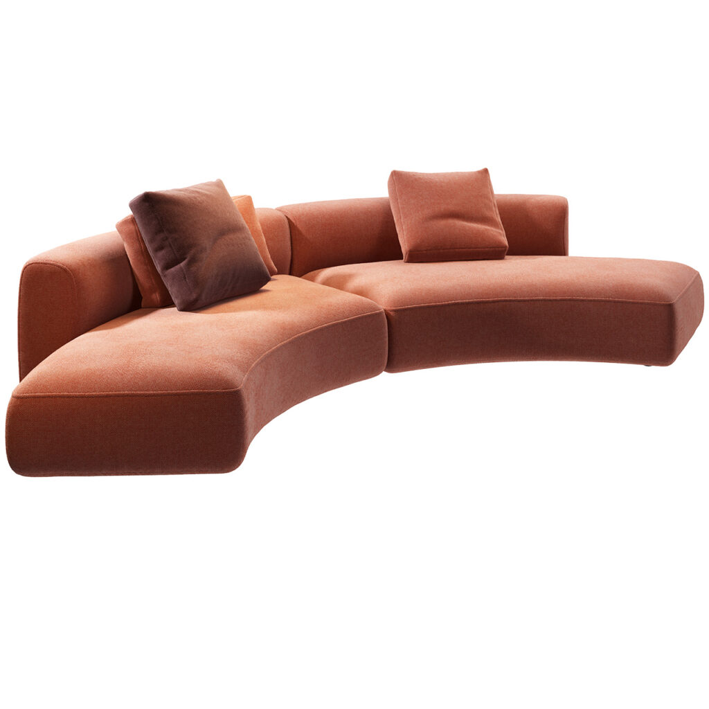 MDF Italia Cosy Curve Modular 沙发 4_小熊猫超级