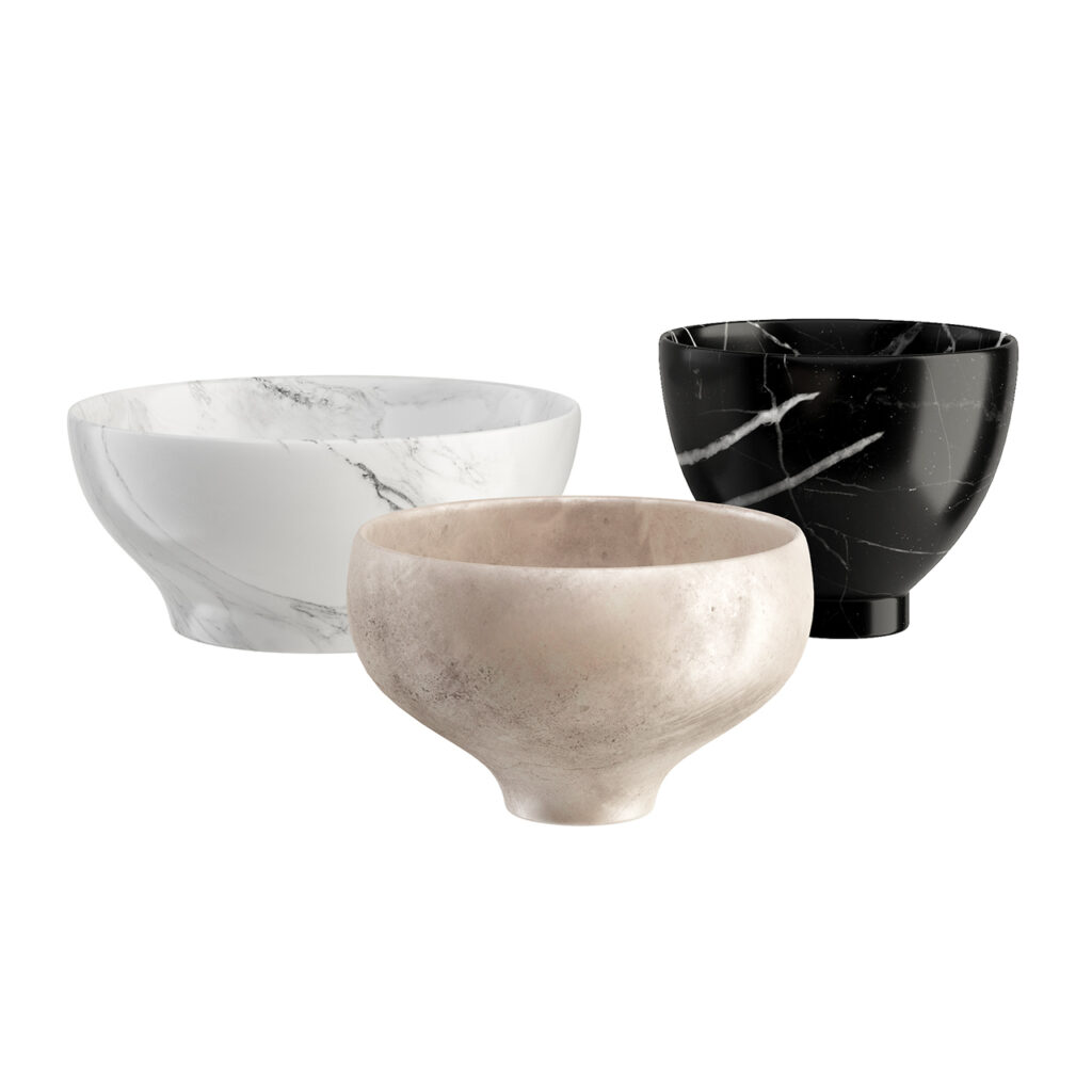 Salvatori Japanese 石材 Serving Bowls_小熊猫超级