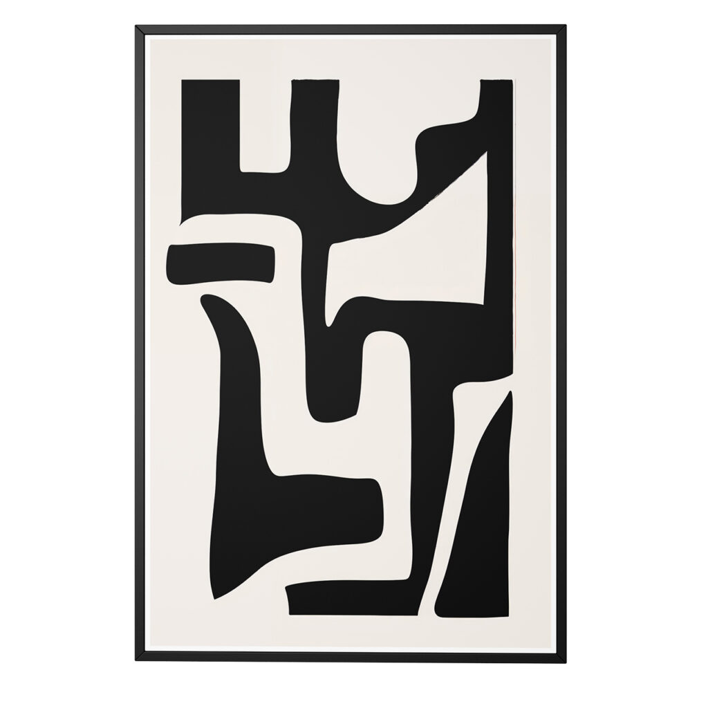 Graphite Ladders Art Print Poster_小熊猫超级