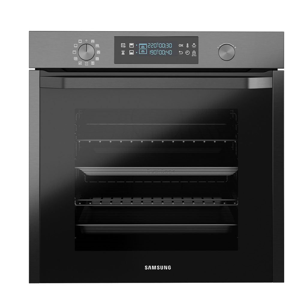 Samsung Built- 烤箱 搭配 Dual Cook 黑色 75L_小熊猫超级